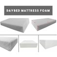 Outdoor Daybed Mattress Foam, Bolster Lumbar Pillow Insert, Deep Seat