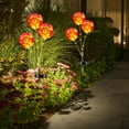 thumbnail image 1 of Outdoor Decor Solar Garden Lights Outdoor 3 LED Lights Waterproof Solar Flower Lights Warm Light Solar Decorative Lights For Yard Pathway Patio Decor, 1 of 6