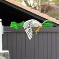 thumbnail image 1 of Outdoor Decor Wood Creative Resting Rooster Pet, Rooster Fence Statues, Chicken Sculptures Art Decor, Rooster Door Decor, Lying Rooster Garden Lawn Ornament for Backyard Patio Decorations (Green), 1 of 6