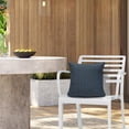 thumbnail image 1 of Outdoor Decor by Commonwealth Urban Chic  Solid Textured Pillow 18 x 18 in Navy, 1 of 4