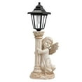 thumbnail image 1 of Outdoor Decorative 15.5" Cherub Solar Light Post, 1 of 1