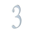thumbnail image 1 of Outdoor Decorative 2 inch Stainless Steel Self Adhesive Address Number - Number: 3, 1 of 7