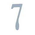 thumbnail image 1 of Outdoor Decorative 2 inch Stainless Steel Self Adhesive Address Number - Number: 7, 1 of 2