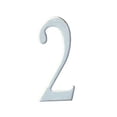 thumbnail image 1 of Outdoor Decorative 3 inch Stainless Steel Self Adhesive Address Number - Number: 2, 1 of 6