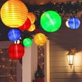 thumbnail image 1 of Outdoor Decorative Lights,16 ft 20 LED Lantern String Lights Waterproof Outdoor Indoor Decorative-String Lights Multicolor for Patio Garden Wedding Party Camping Bedroom Decor, 1 of 8