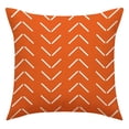 thumbnail image 1 of Outdoor Decorative Throw Pillow Covers Set of 4 - Orange Cushion for Home Living Room and Couch, 1 of 4