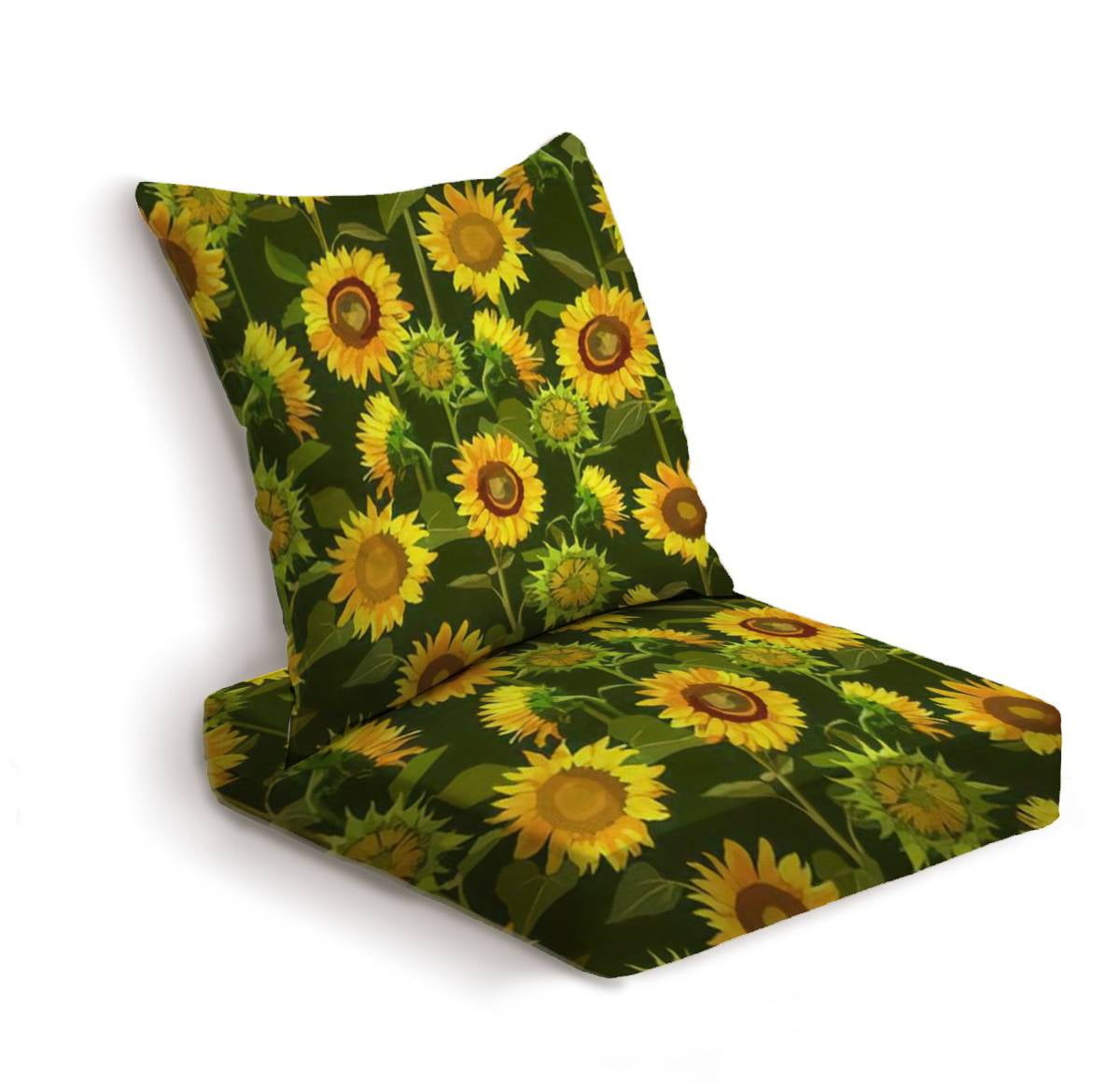 Sunflower rocking running chair cushions