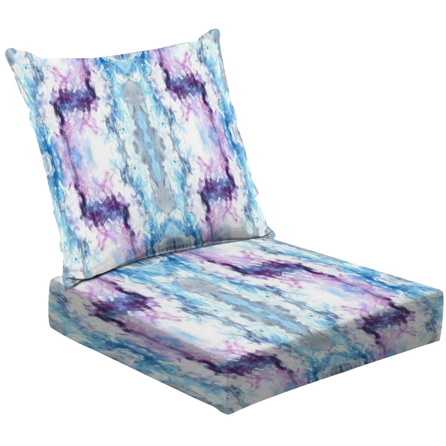 Outdoor Deep Seat Cushions Set Dye Seamless Ethnic Texture Psychedelic ...