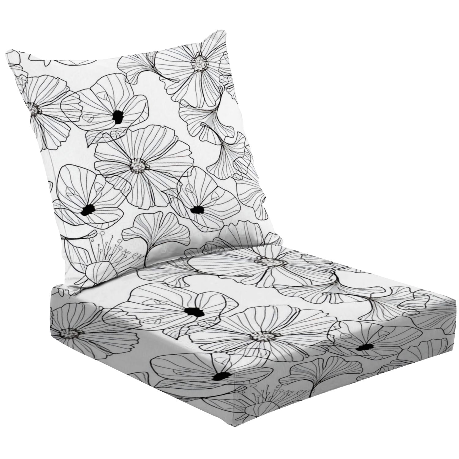 Deep seat replacement cushions walmart hotsell