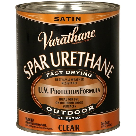 Outdoor Diamond Oil Based Wood Finish Spar Urethane [Set of 2] Size: Quart, Finish: Satin