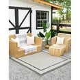 thumbnail image 1 of Outdoor Dimension Collection Area Rug Gray - 6' Square, 1 of 5