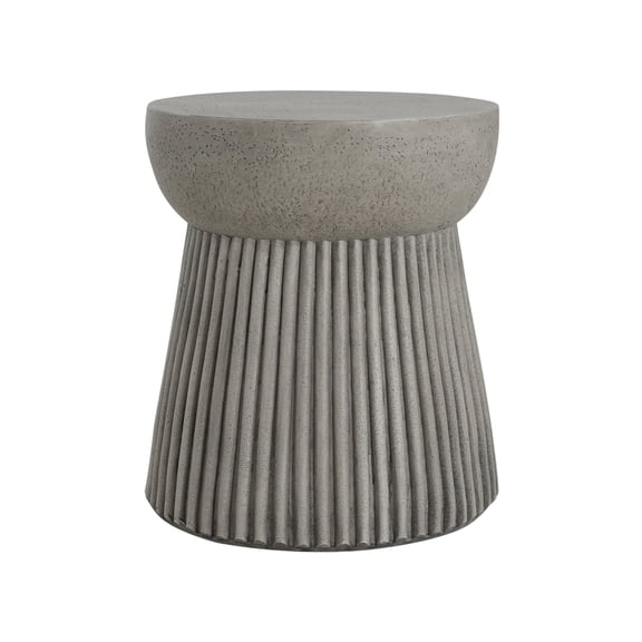 Outdoor Dining Table Outdoor LightWeight Concrete Side Table,Concrete Finish_N773P254300G,Outdoor Coffee Table