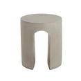 thumbnail image 1 of Outdoor Dining Table Outdoor MGO Round with U-Shape Side Table, Light Grey,Patio Table, 1 of 10