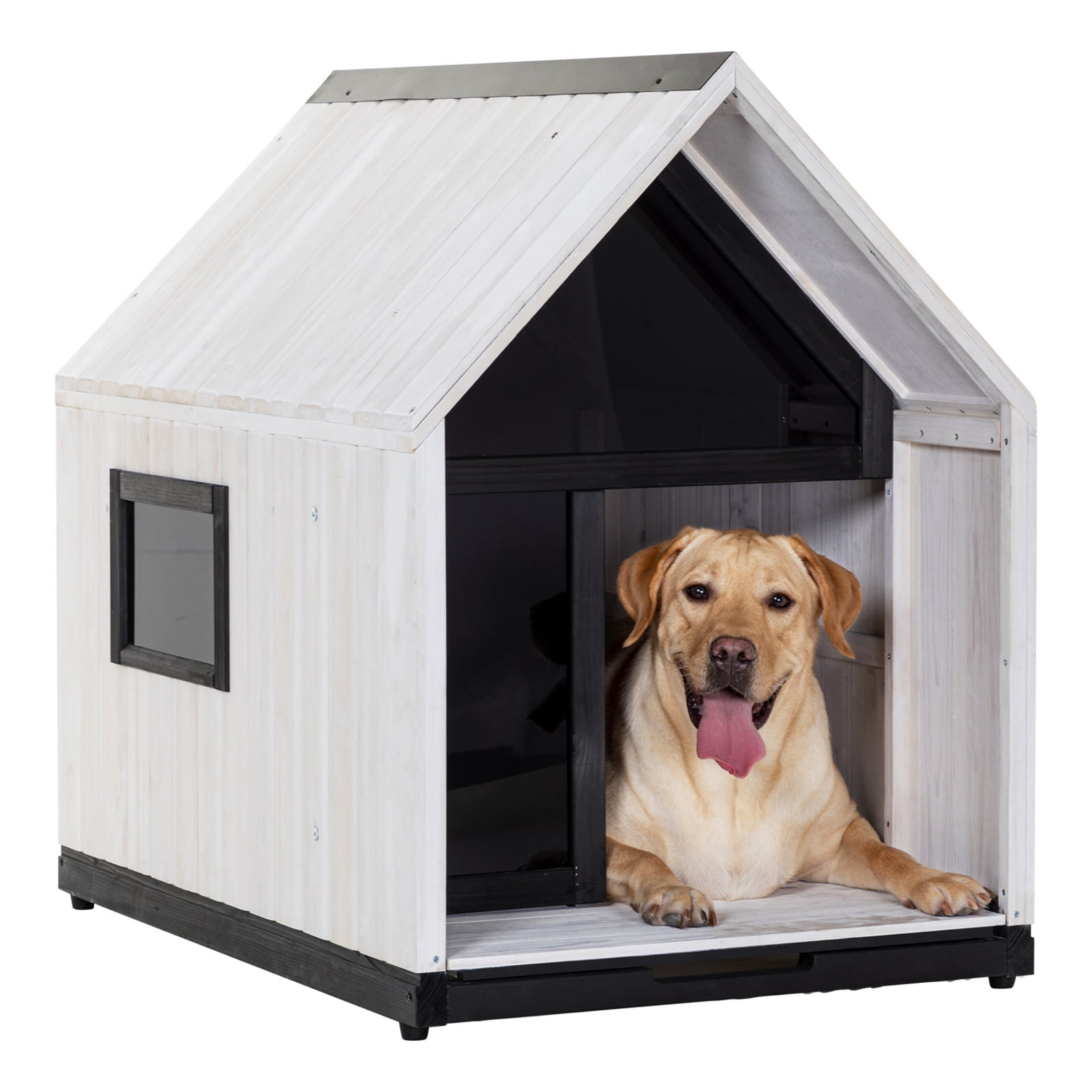 Outdoor Dog House, Sun Protection Dog Houses for Small Medium Large
