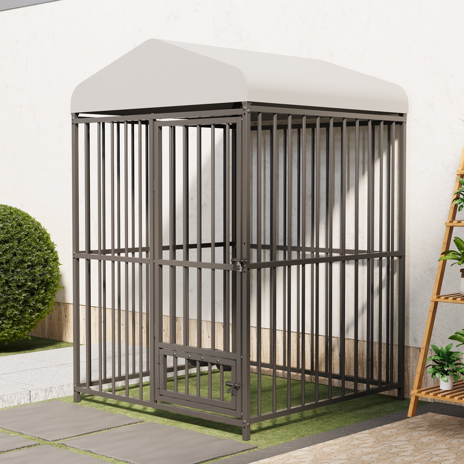 Picture of Outdoor Dog Kennel, Heavy Duty Dog House with Roof Waterproof Cover Pet ...