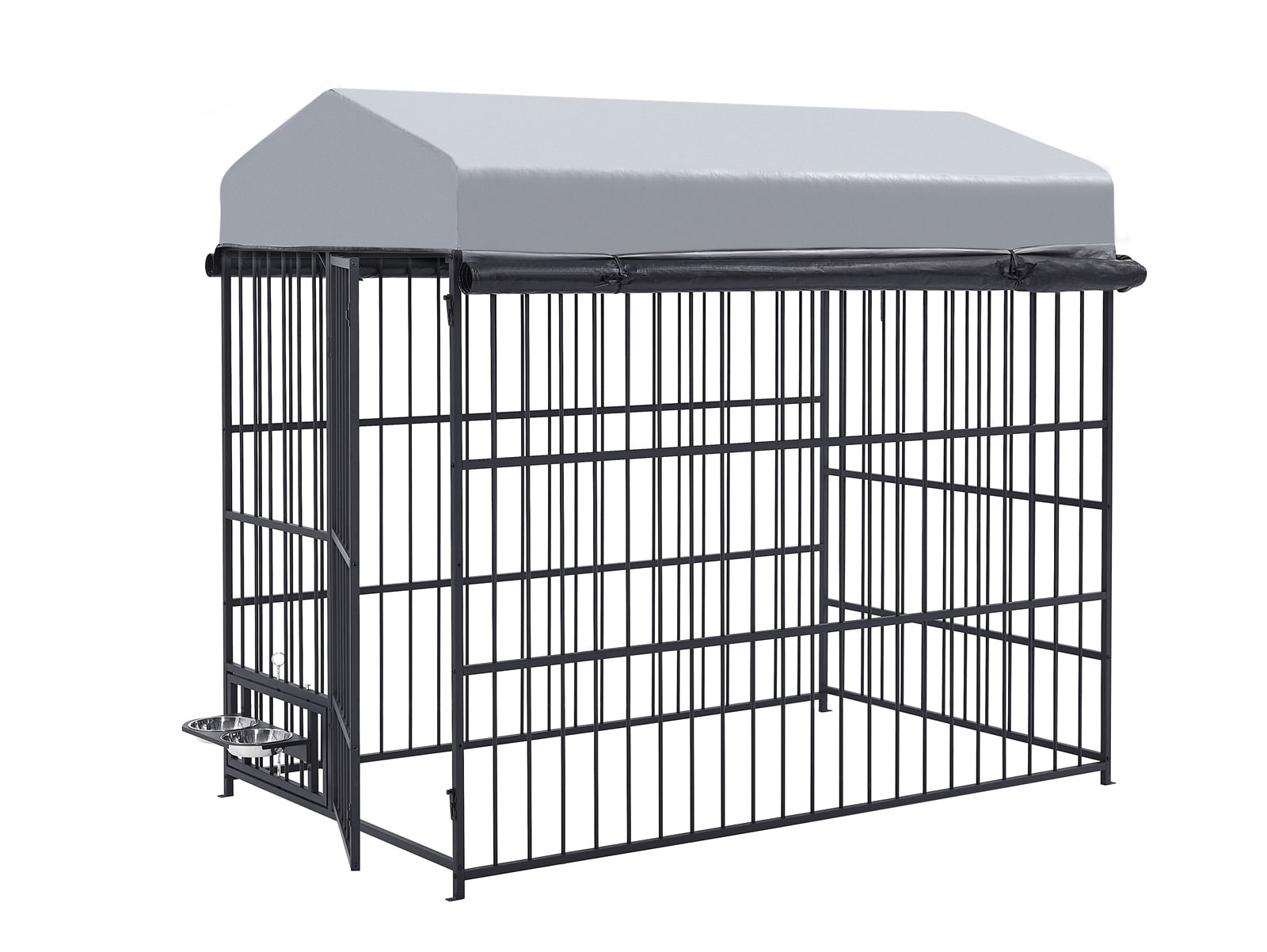 Outdoor Dog Kennel, Large Dog Kennels with UVResistant Waterproof Roof