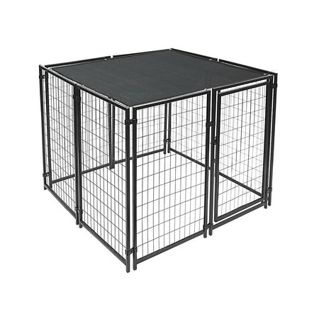 Outdoor Dog Kennel Shade Cover 90% Sunblock, 10ft x 10ft (Kennel not Included)