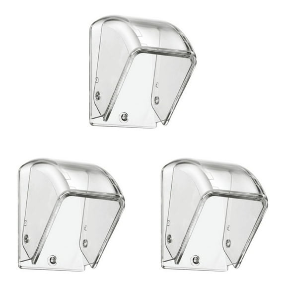 Outdoor Doorbell Rain Guard Enclosure With Flexible Mounting Option & Clear Design For Modern Homes Harsh Climates