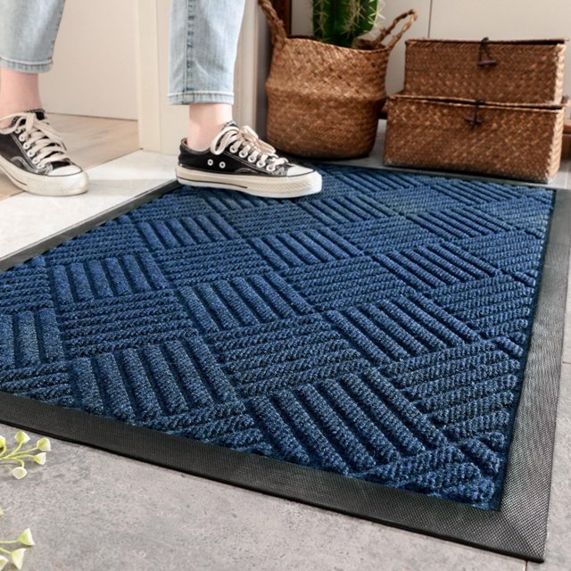Outdoor Doormat Rubber Entry Carpet Floor Mat Entry Door Style