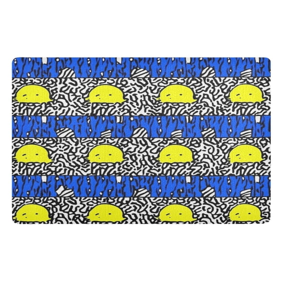 Outdoor Doormats with Non-Slip TPE Backing Duck and Water Pattern - Heavy-Duty Bath Rug for Entryways Patios and Garages