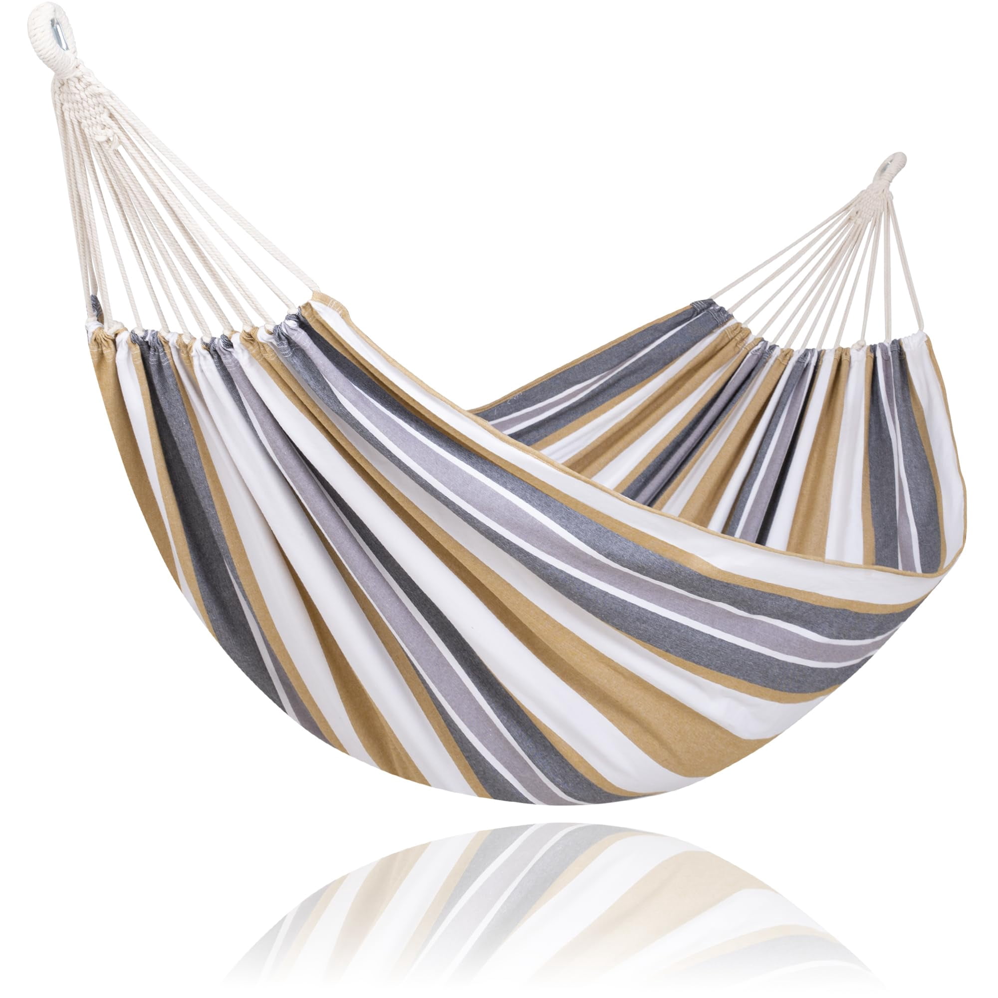 Outdoor Double Hammock, Portable Tree Colorful Hammock, Colorful Stripes