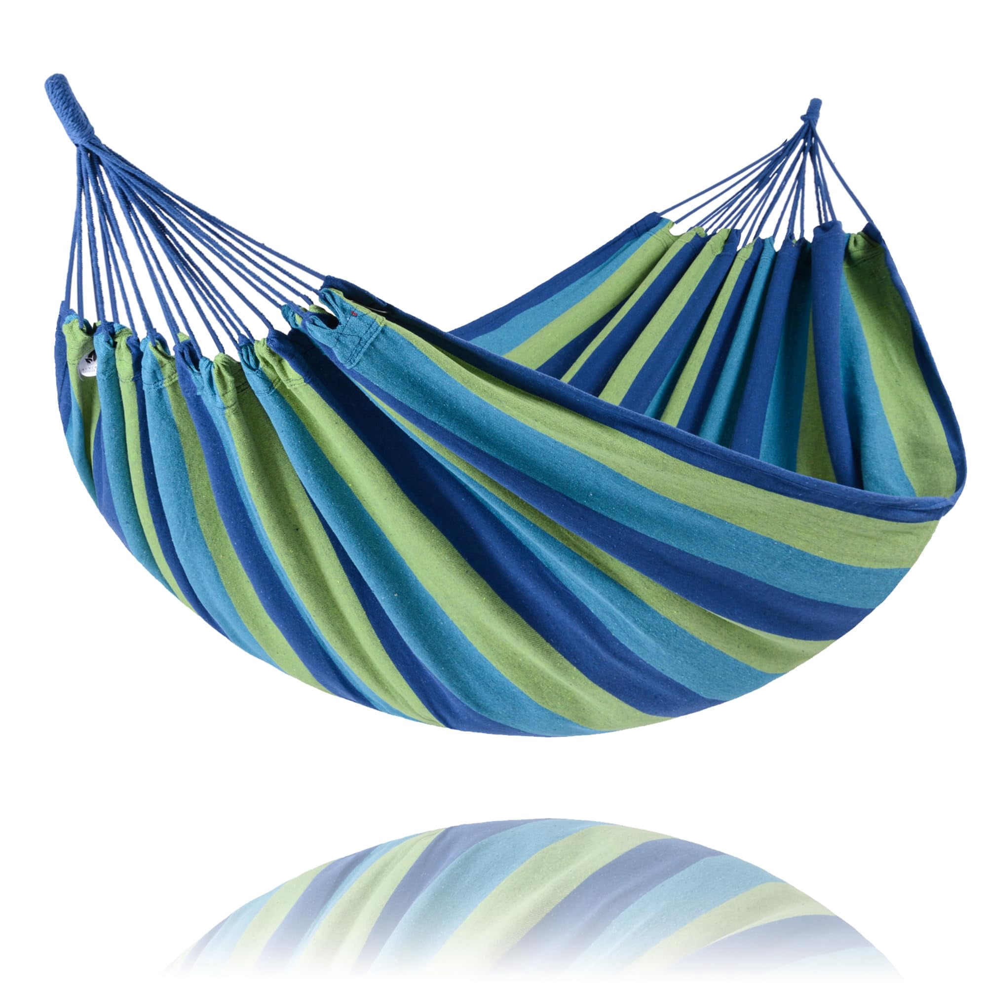 Outdoor Double Hammock, Portable Tree Colorful Hammock, Colorful Stripes