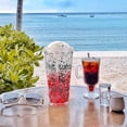 thumbnail image 1 of Outdoor Double Layer Plastic Mug with Sliding Lid Refrigeration Crushed Ice Cup 22oz Gel Frozen Cup Gradient St Mug for Cold Drinks, 1 of 6