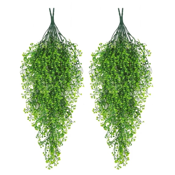Christmas Garland Outdoor Christmas Wreaths Simulation Green Plant Rattan Artificial Flower Wall Hanging Home Decoration Plant Holiday Gifts