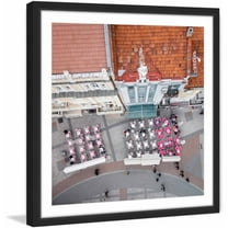 "Outdoor Eating" Framed Painting Print