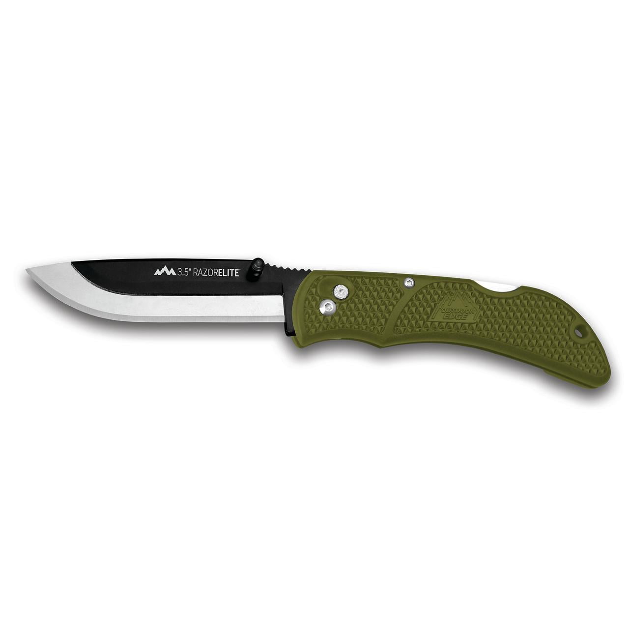 Outdoor Edge 3.5" Razor Elite Knife with Steel Drop Point Blade