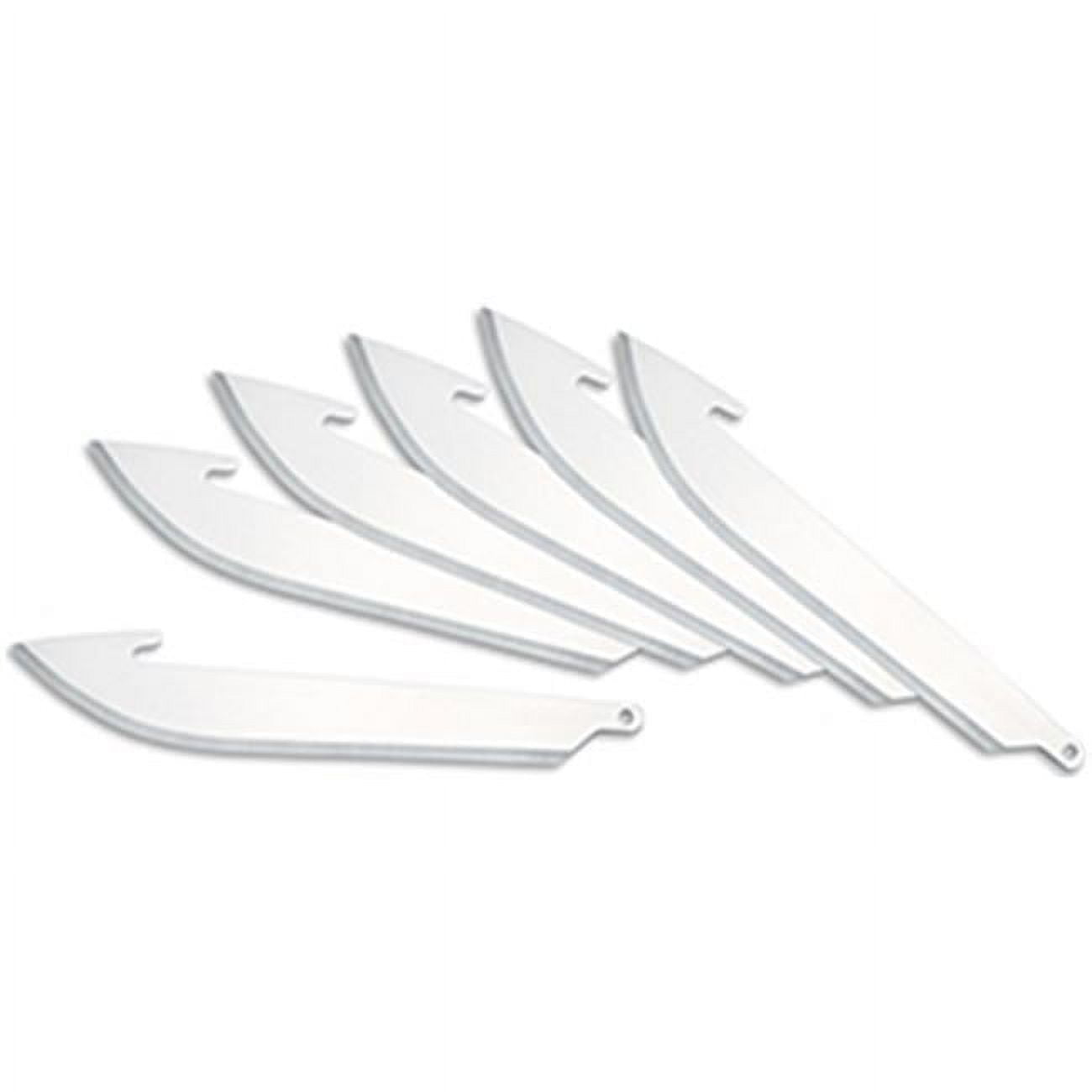 Outdoor Edge Cutlery 1001607 3.5 in. Silver DropPoint Razorsafe Replacement Blade, Pack of 25