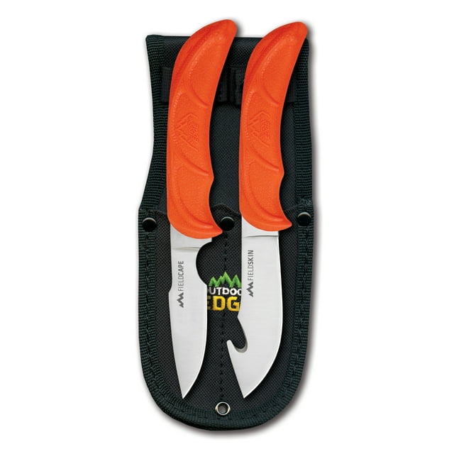 Outdoor Edge Field Pair Skinner Caper Knife Combo