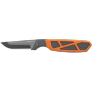 Outdoor Edge Razor APX Fixed Blade Knife 2.5 Drop Point 420J2 Gray Blade Polypropylene Handle Orange