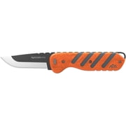 Outdoor Edge Razor HTX Fixed Blade Knife 3" Drop Point 420J2 Gray Blade ABS Polymer Handle Orange