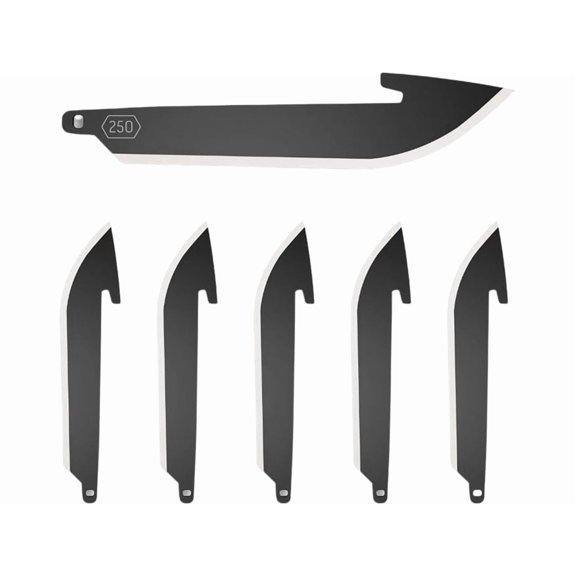 Outdoor Edge Cutlery 2.5" Drop Point Knife Replacement Blades 6 PK