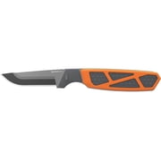 Outdoor Edge Razor APX Fixed Blade Knife 3" Drop Point 420J2 Gray Blade Polypropylene Handle Orange