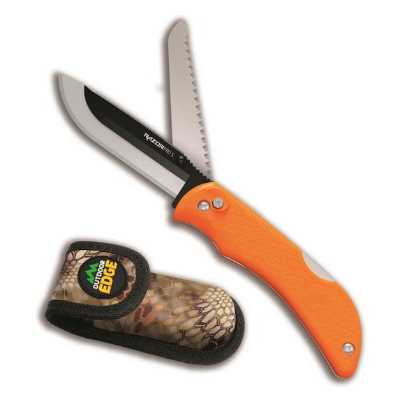Outdoor Edge Cutlery Outdoor Edge Razor-Pro S 3.5" Orange Folding Knife OERSB35-6C