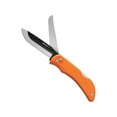 thumbnail image 1 of Outdoor Edge Razor Pro S Pocket Knife 3.5" Drop Point Japanese Steel Stainless Blade TPR Overmold Handle Orange, 1 of 3