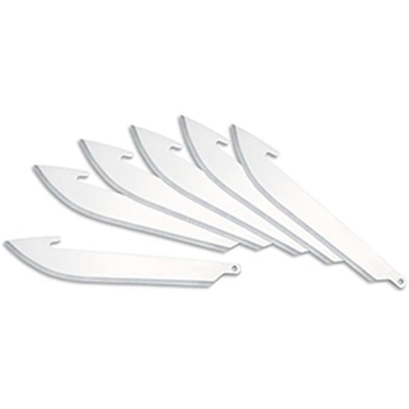 Open Box Outdoor Edge Razor Series Knife Replacement Blades 3.5" Drop Point 420J2 Stainless Steel 24PK