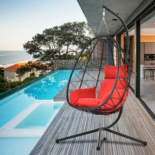 Sesslife Outdoor Hanging Chairs in Patio Chairs Seating Gray