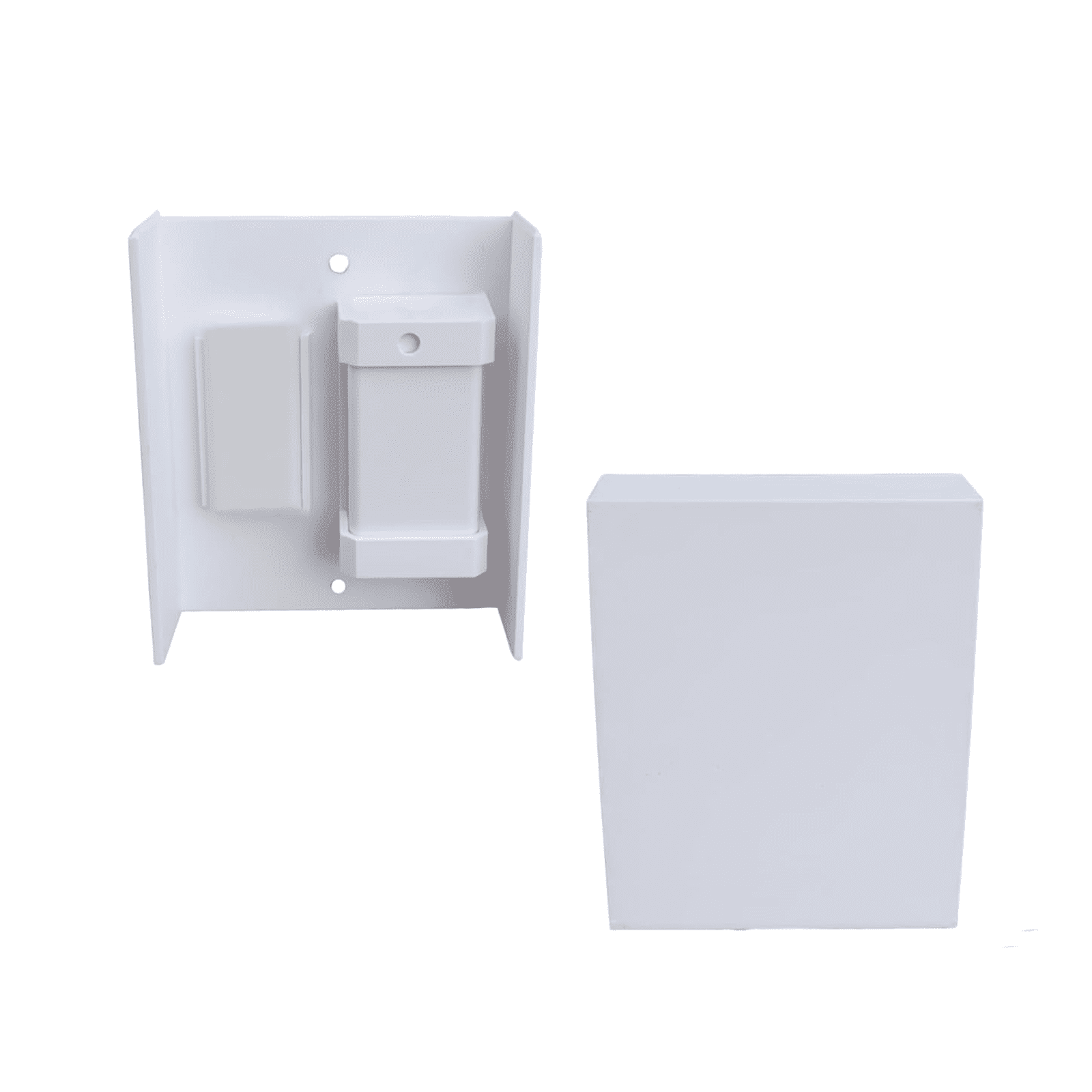 Outdoor Electrical Box Cover for Govee Lights, Cable Management Weather Cover, Power Adapter Storage Box for Outdoor Home Setup, White