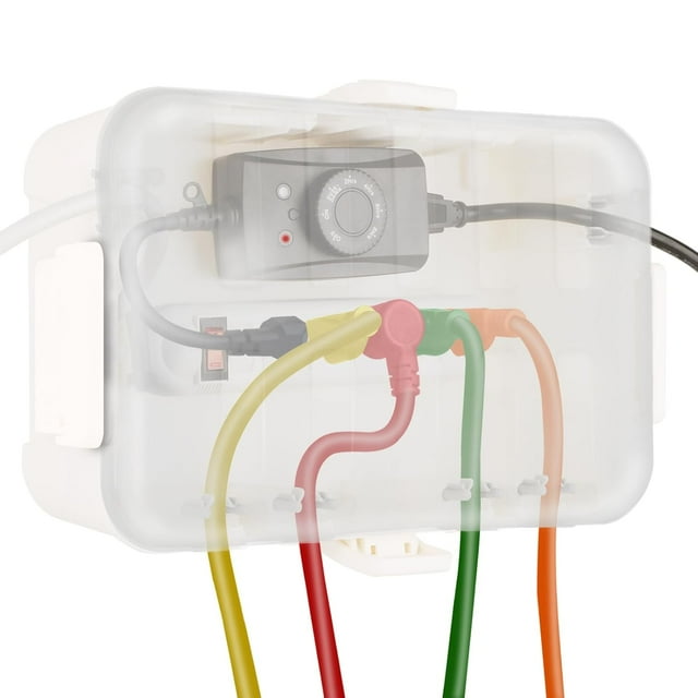 Outdoor Electrical Box with Transparent Lid, IP54 Waterproof Electrical