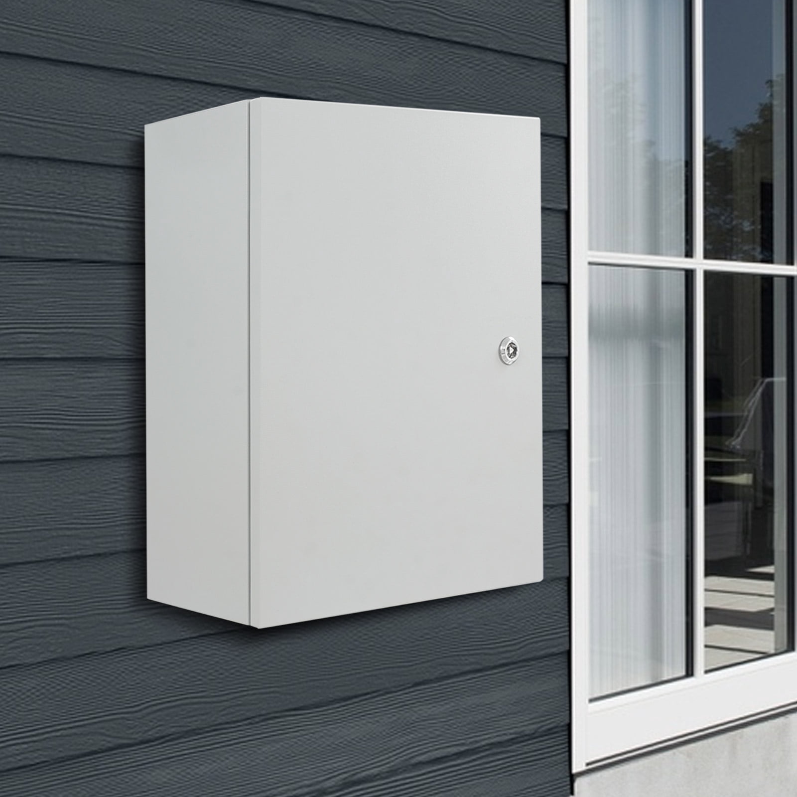 Outdoor Electrical Box Waterproof Grey Lockable Outdoor Electrical Box 50*40*20cm