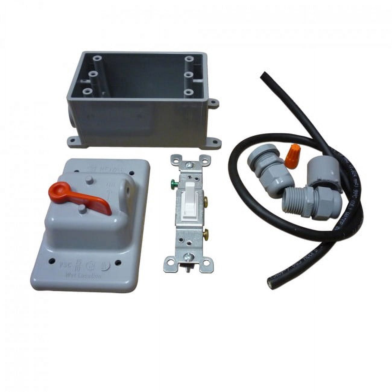 Outdoor Electrical Kit with Lockout Cover