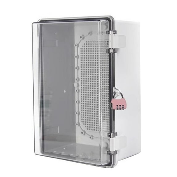 Outdoor Electrical Safety Box Lock Mechanism Weatherproof Power Outlet Case