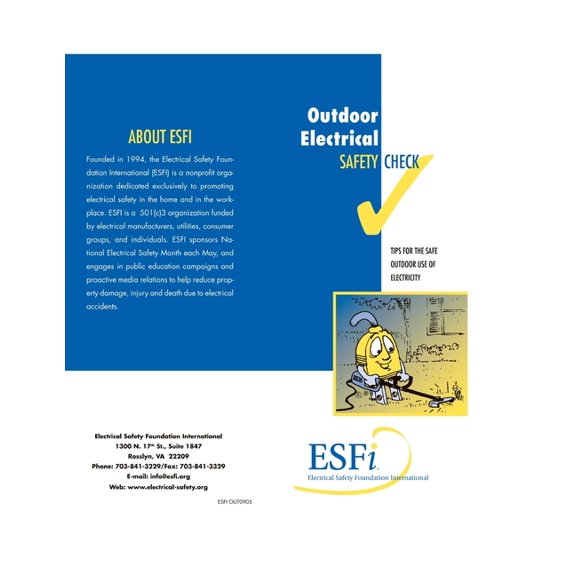 Outdoor Electrical Safety Check (Paperback)