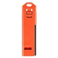 thumbnail image 1 of Outdoor Emergency Fire Starter and Whistle with Magnesium Rod for Camping Hiking and Safety Portable Tool Orange, 1 of 3