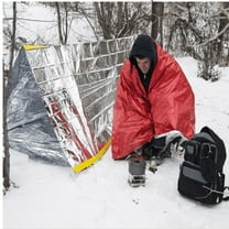 Outdoor Emergency Portable Shelter for 2 Persons - Ideal Camping and Hiking Tent for Adventures