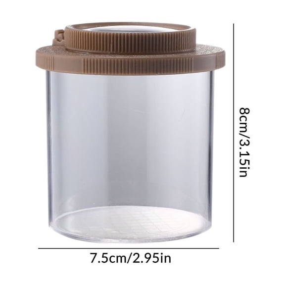 Outdoor Explorer Bug Catcher Kit for Toddlers Children Adventure Science Toys Observation Box Butterfly Net Magnifying Glass Camping Set Coffee Color