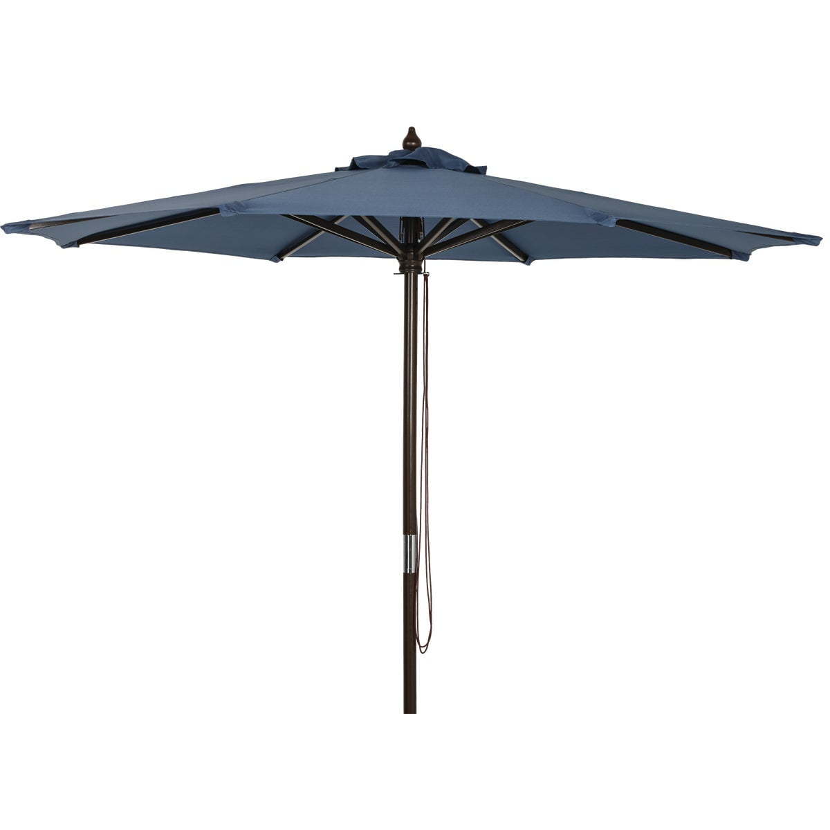 Outdoor Expressions 9 Ft. Aluminum Tilt/Crank Heather Blue Patio Umbrella 819594